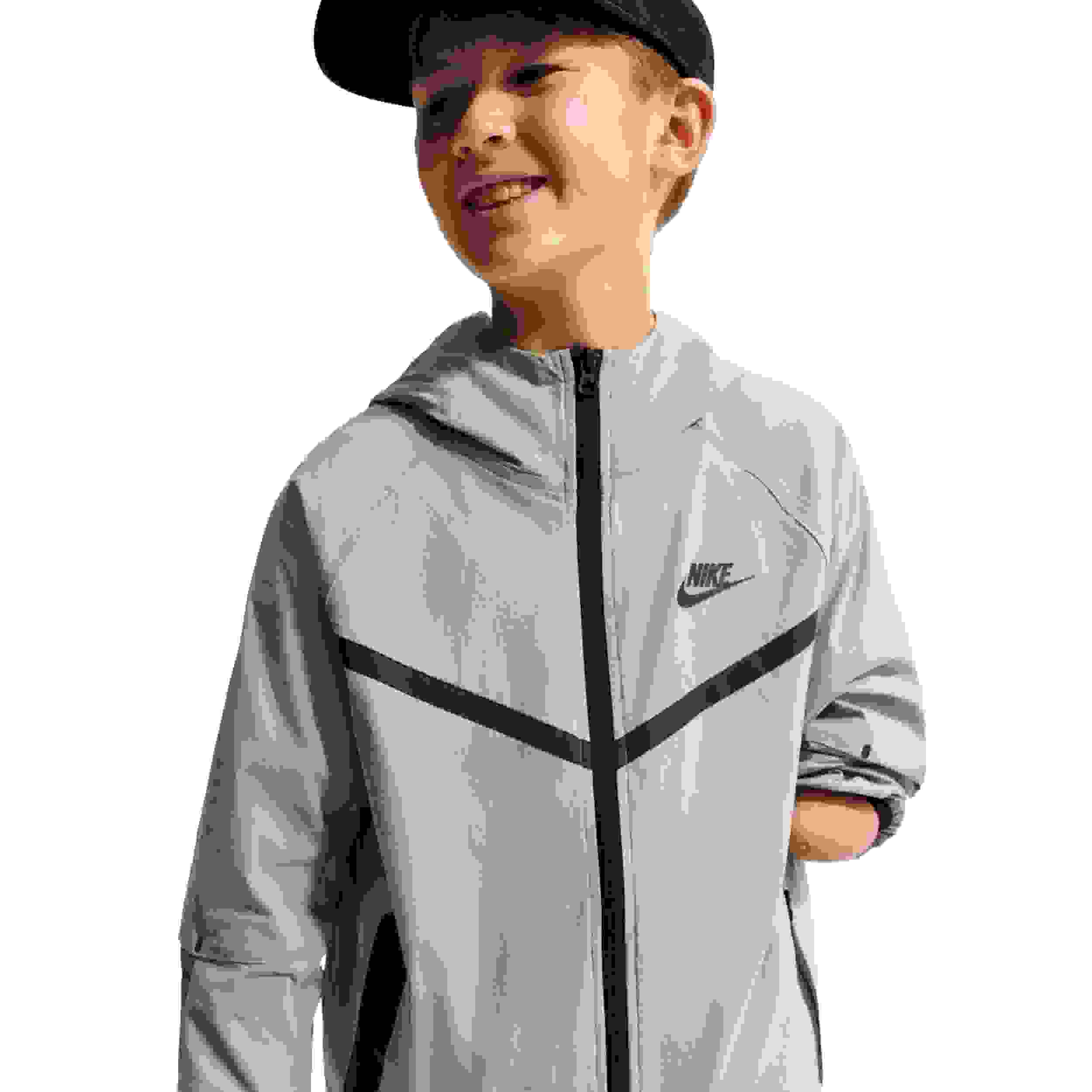 Nike Tech Big Boys' Light Green Woven Jacket